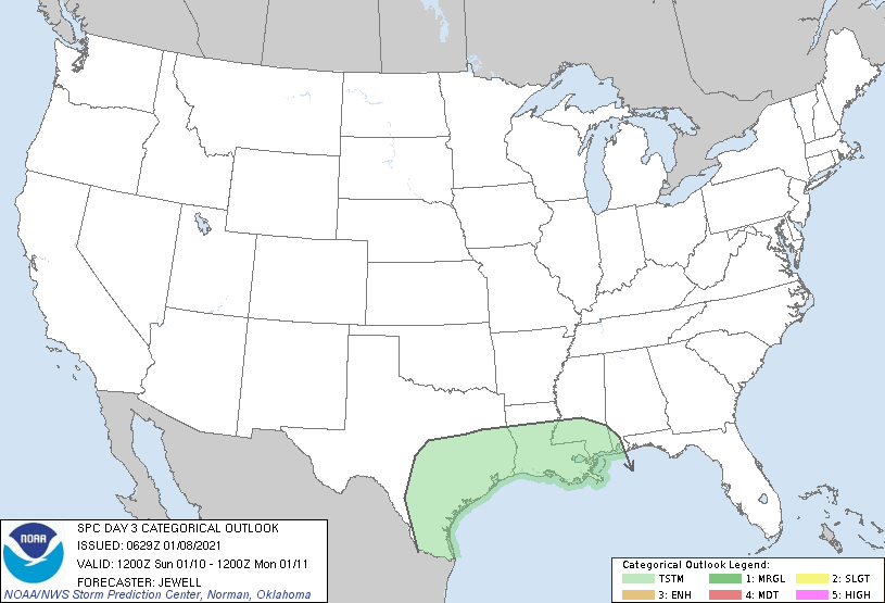 Three Day Outlook